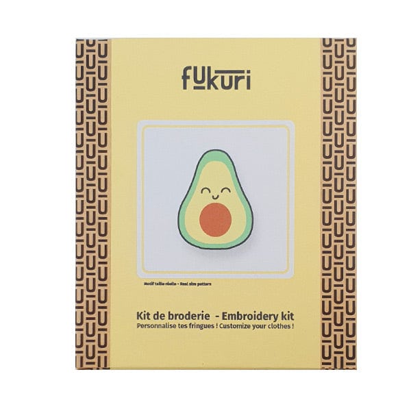 Kit broderie - avocat kawaii