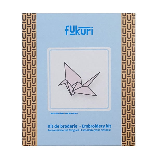 Kit broderie - grue origami