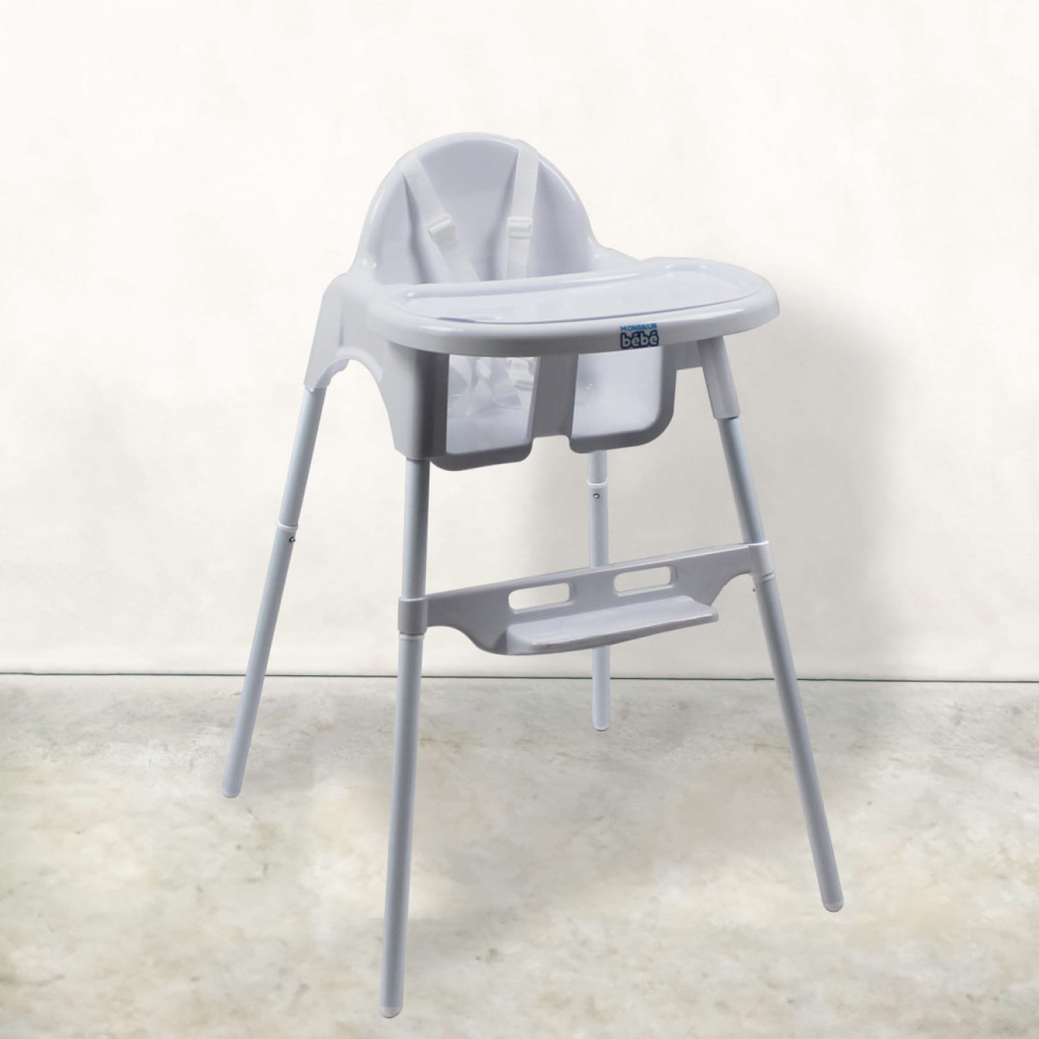 Chaise haute bébé - blanc