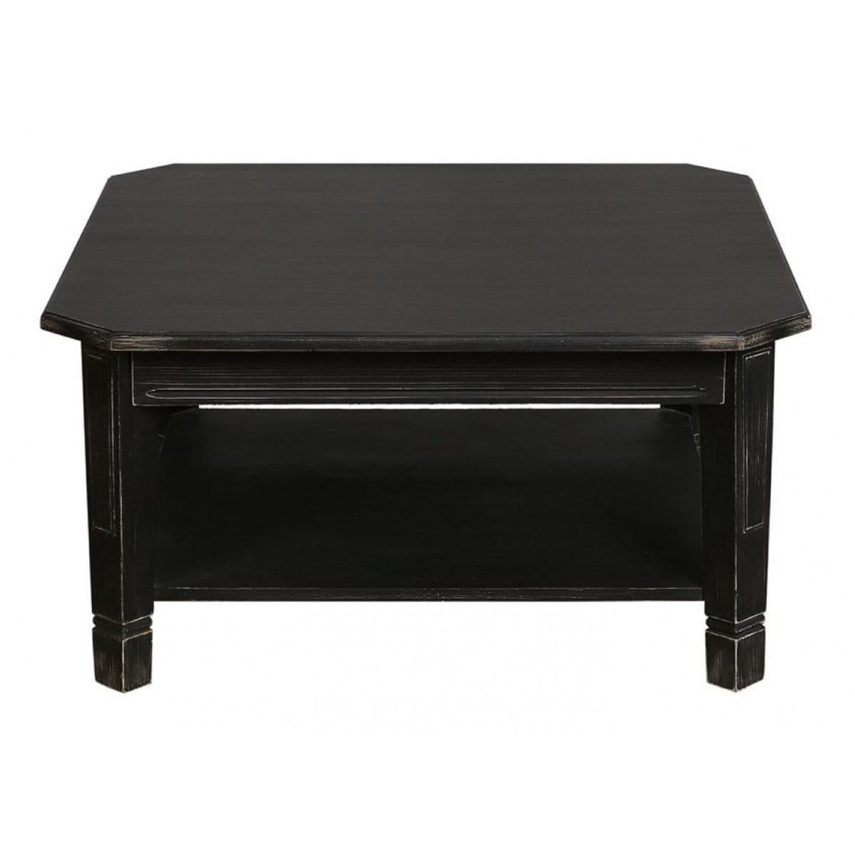 Table basse carrée avec rangements -