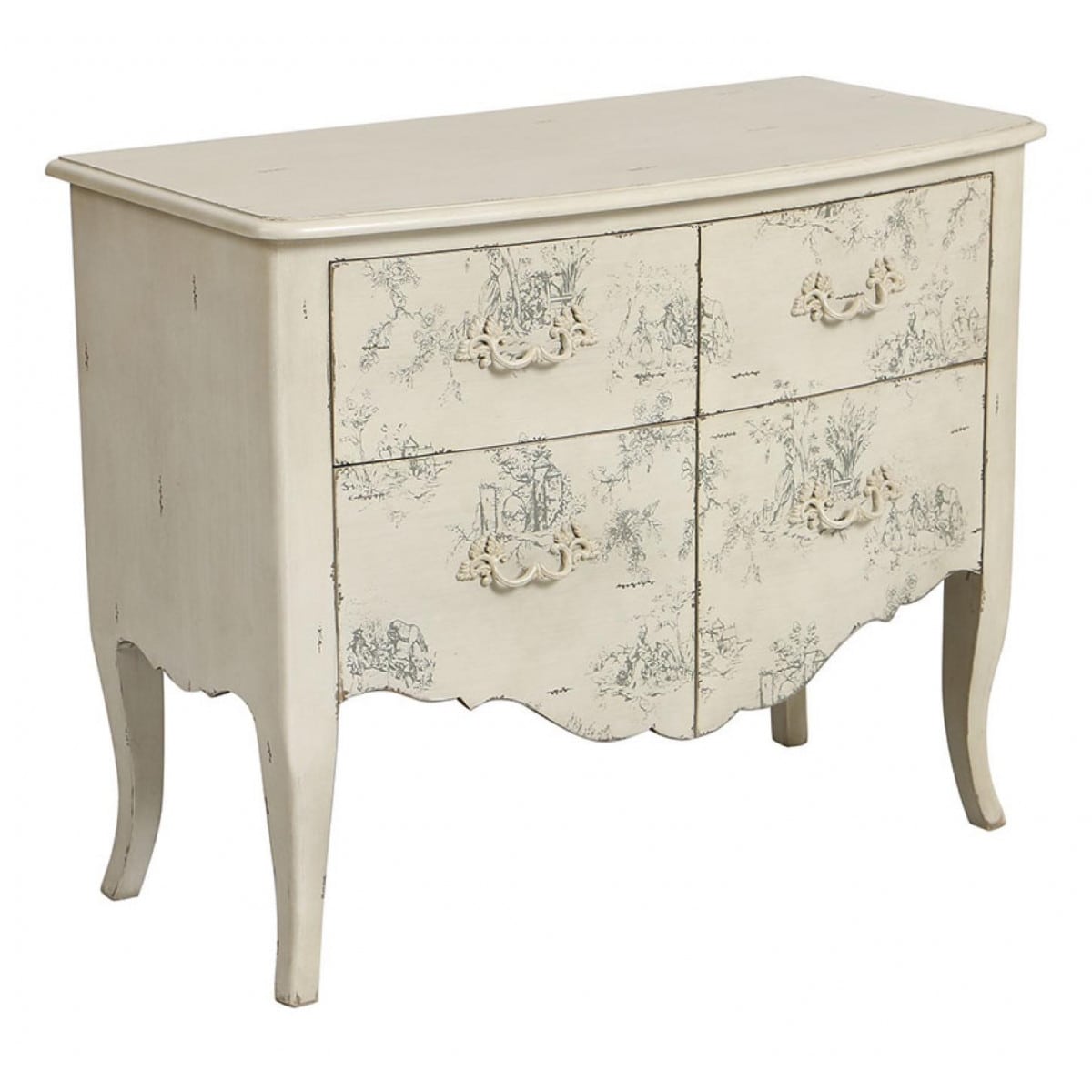 Commode lys l95 bois blanc - florentin