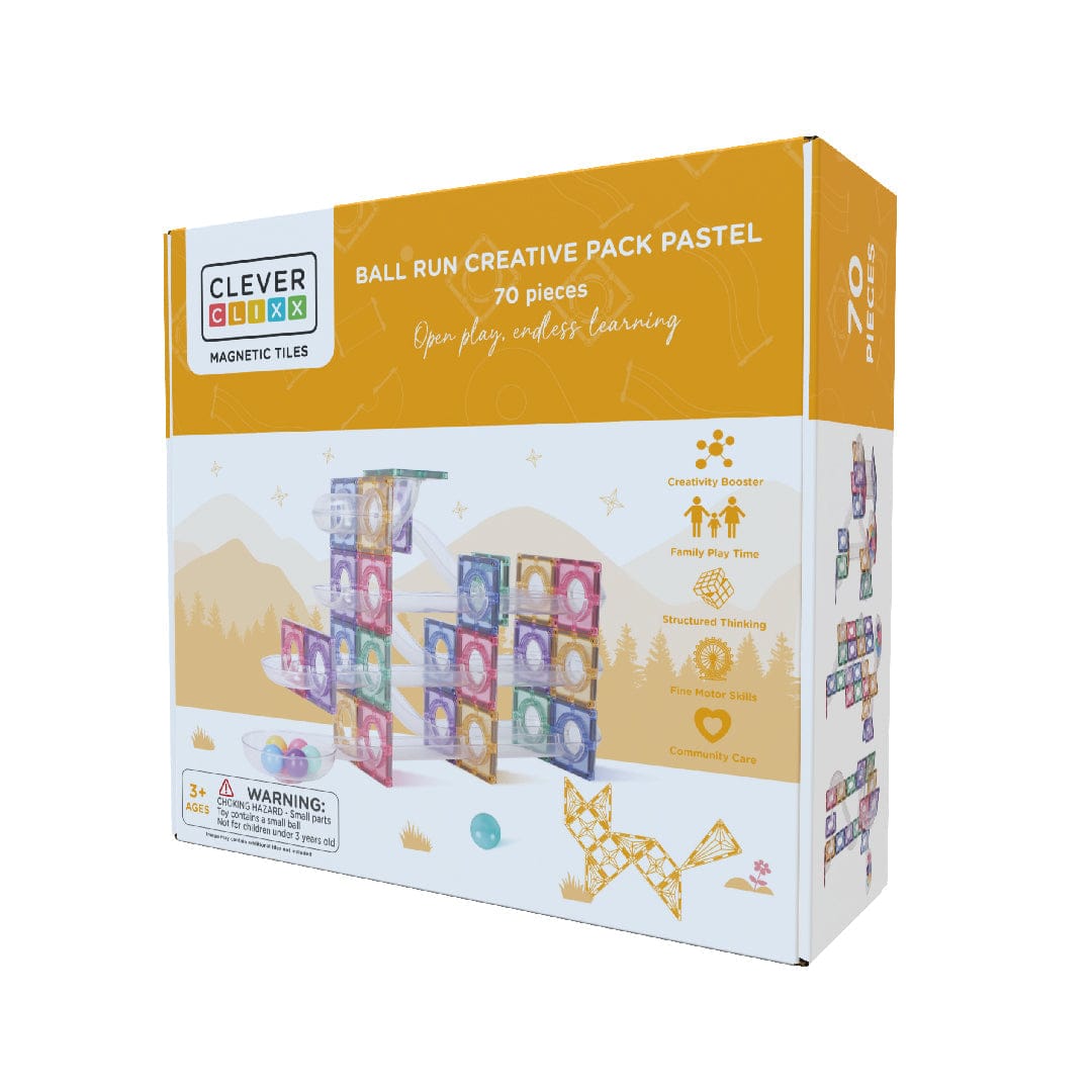 Parcours billes pastel 70 pcs