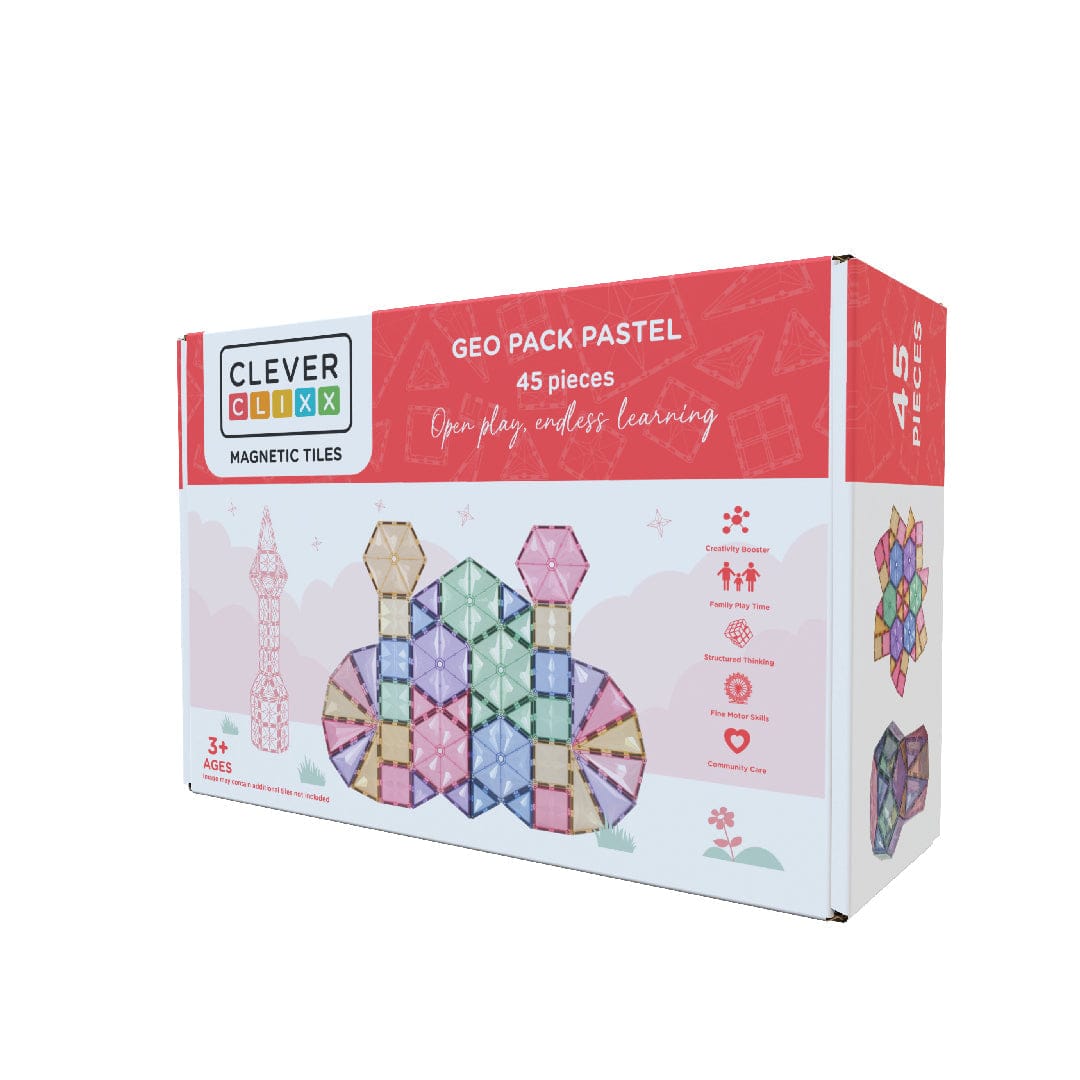 Géo pastel 45 pcs