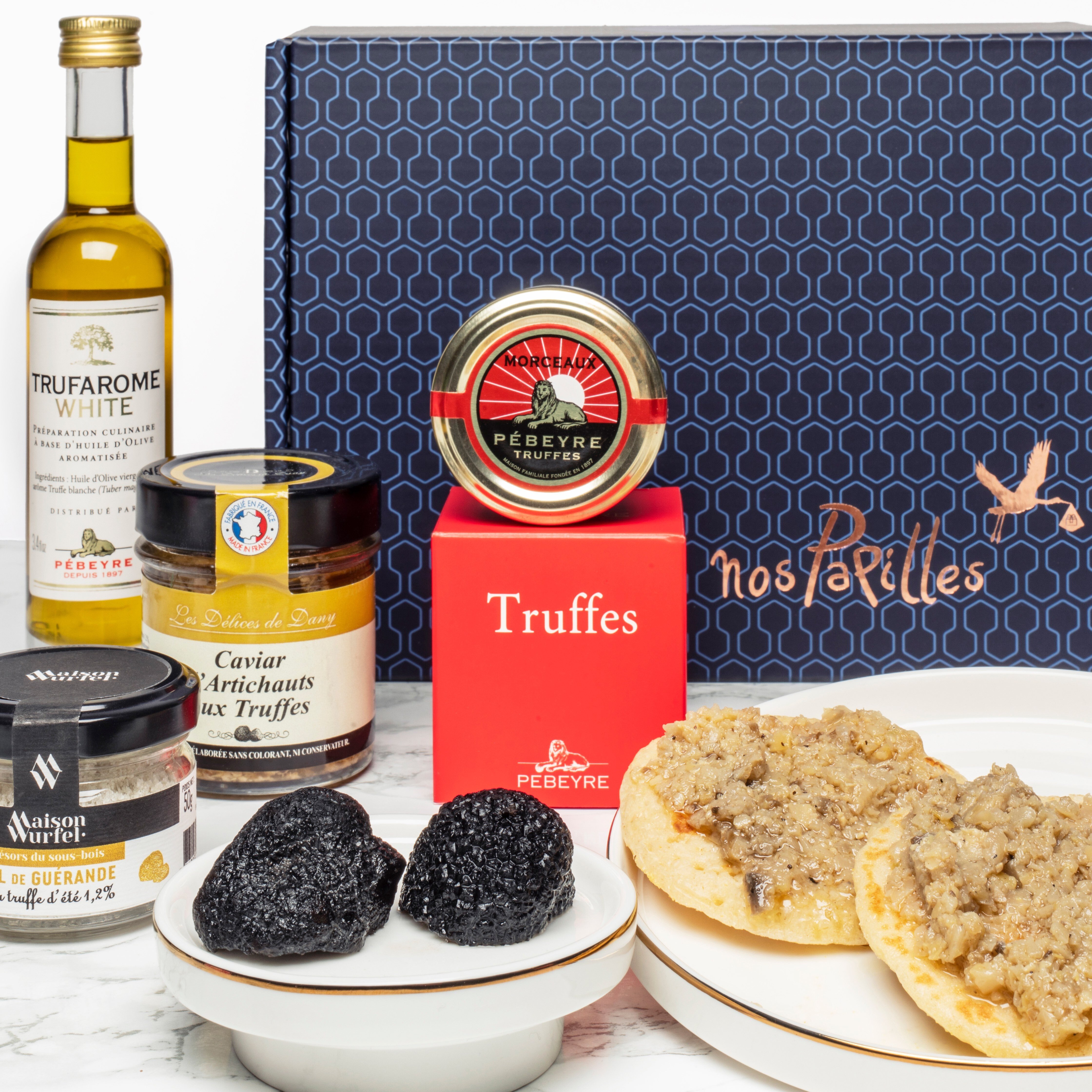 Panier gourmet tout en truffe