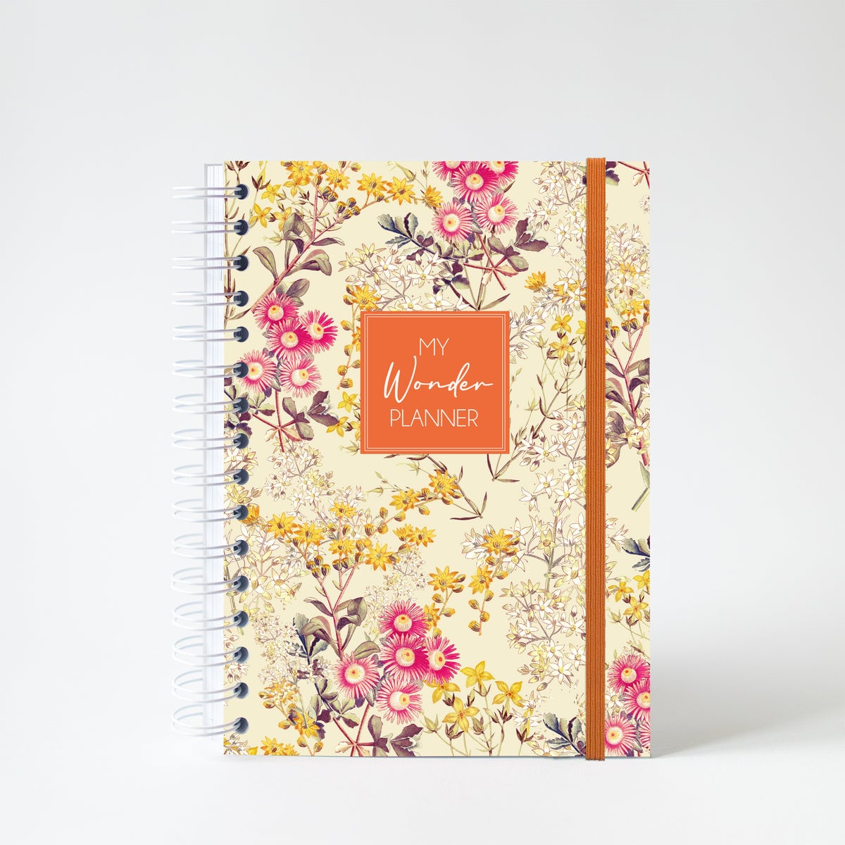 Agenda semainier 2025 yellow bloom