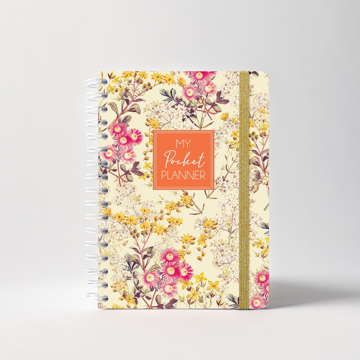 Agenda semainier pocket 2025 yellow