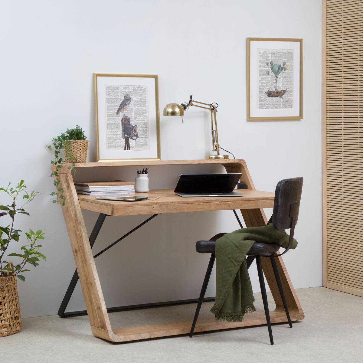 Bureau en bois d'acacia colette