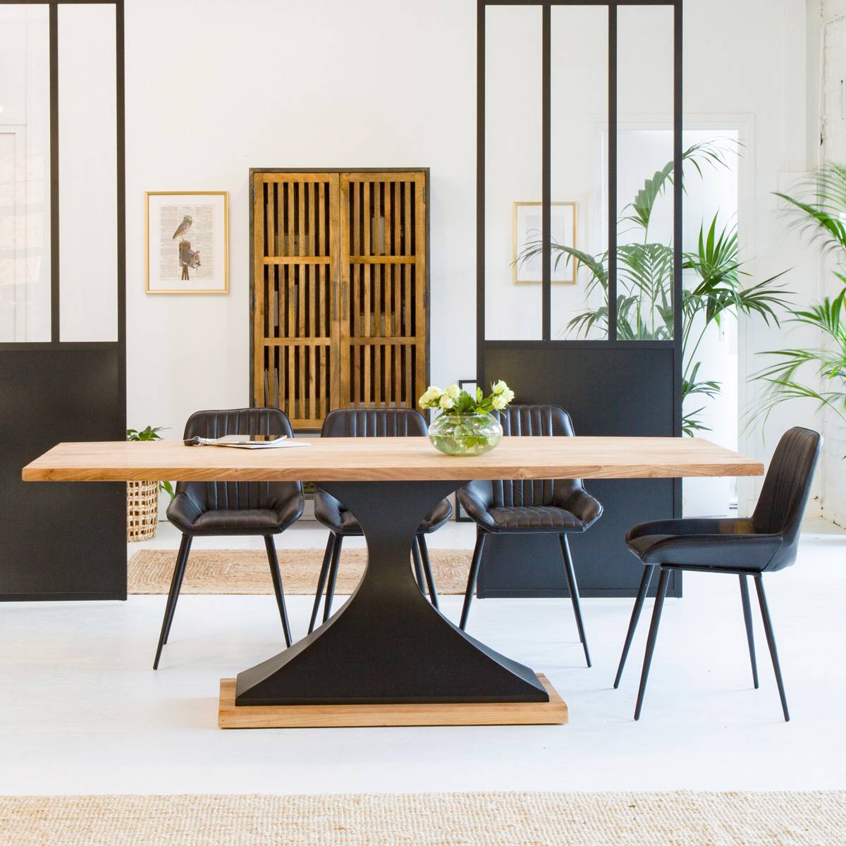 Table à manger en bois d'acacia montréal