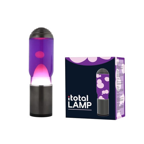 Lampe à lave diffuseur de parfum violett