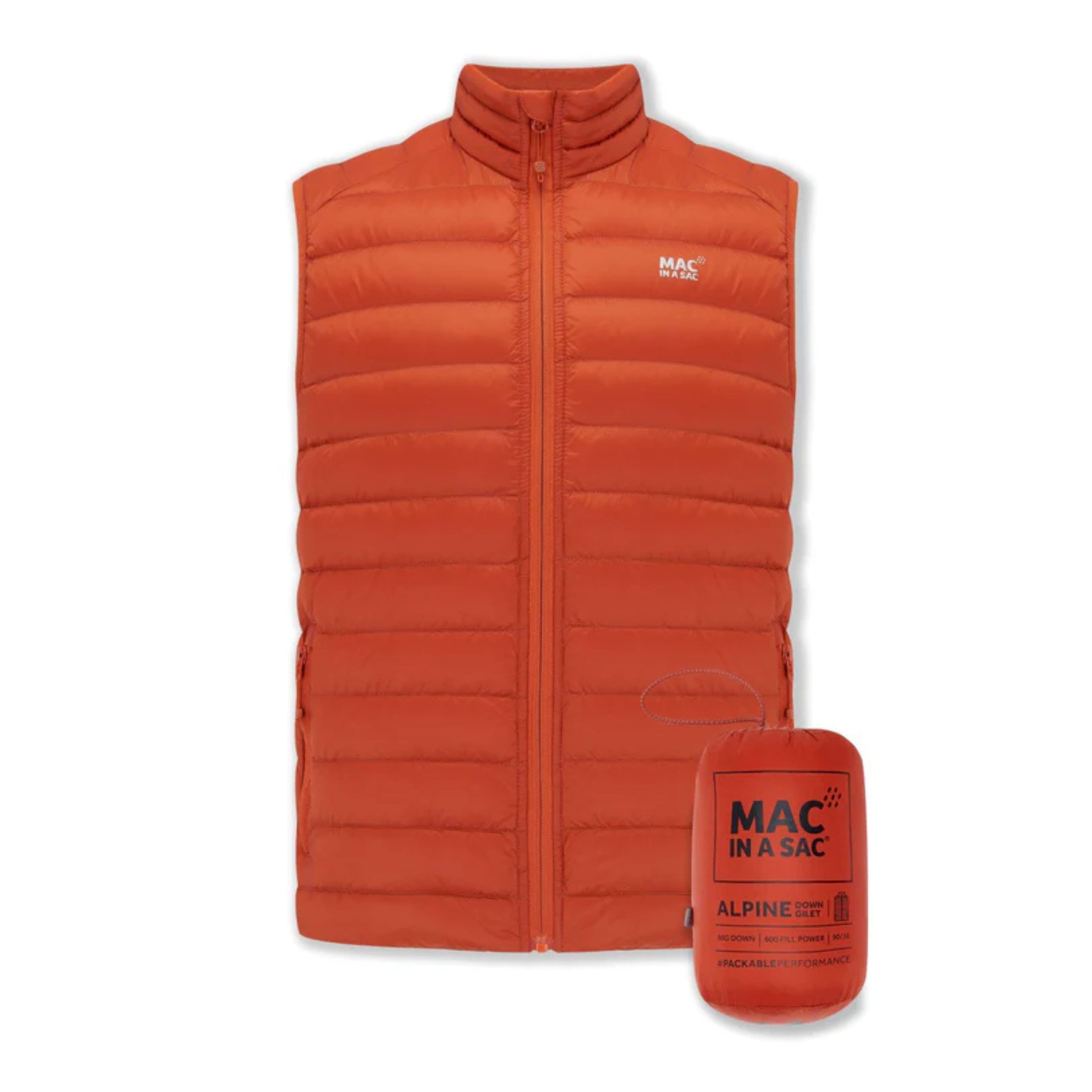 Doudoune sans manche mias alpi orange xl