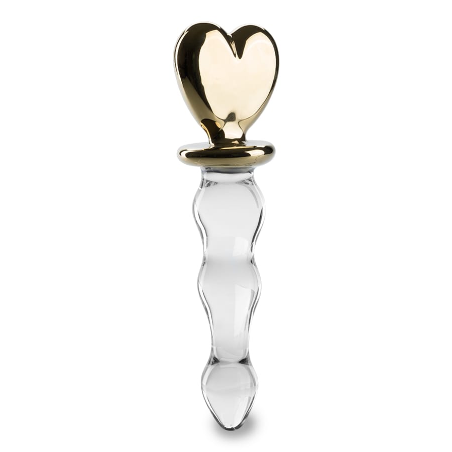 Masseur en verre golden heart