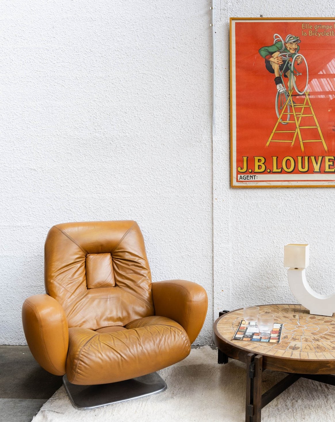 Jakob, le fauteuil en cuir n°84