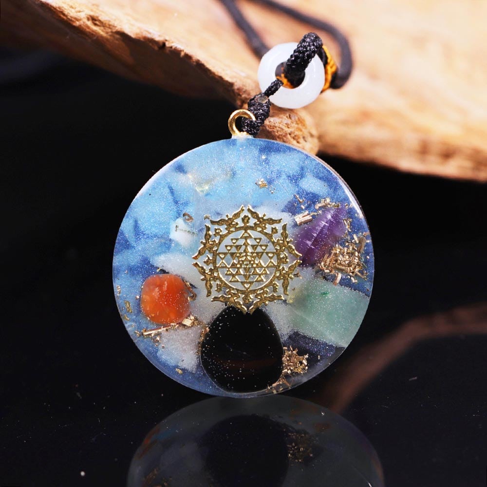 Pendentif orgonite élégance énergétique