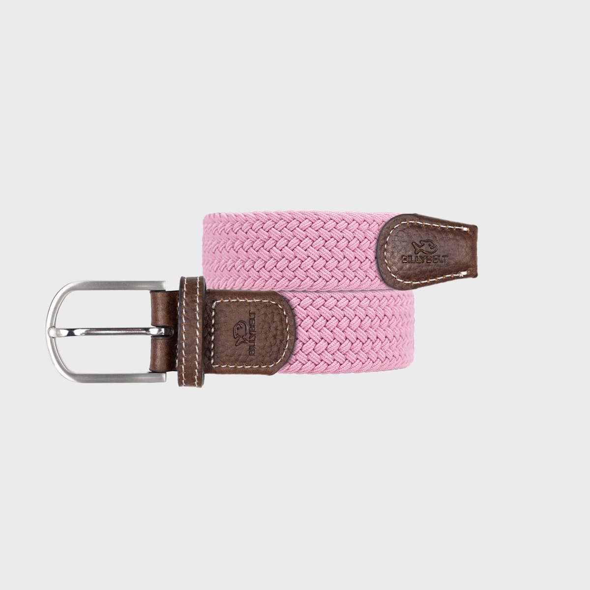 Ceinture tressée misty rose - t1