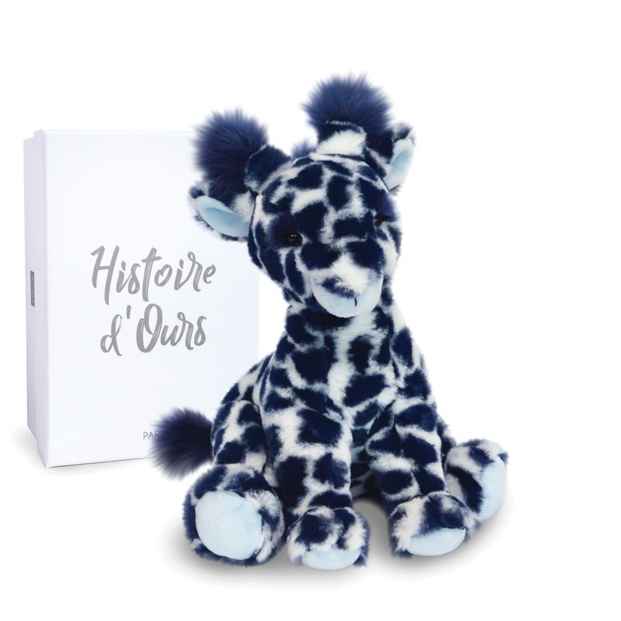 Peluche lisi la girafe bleue 30 cm