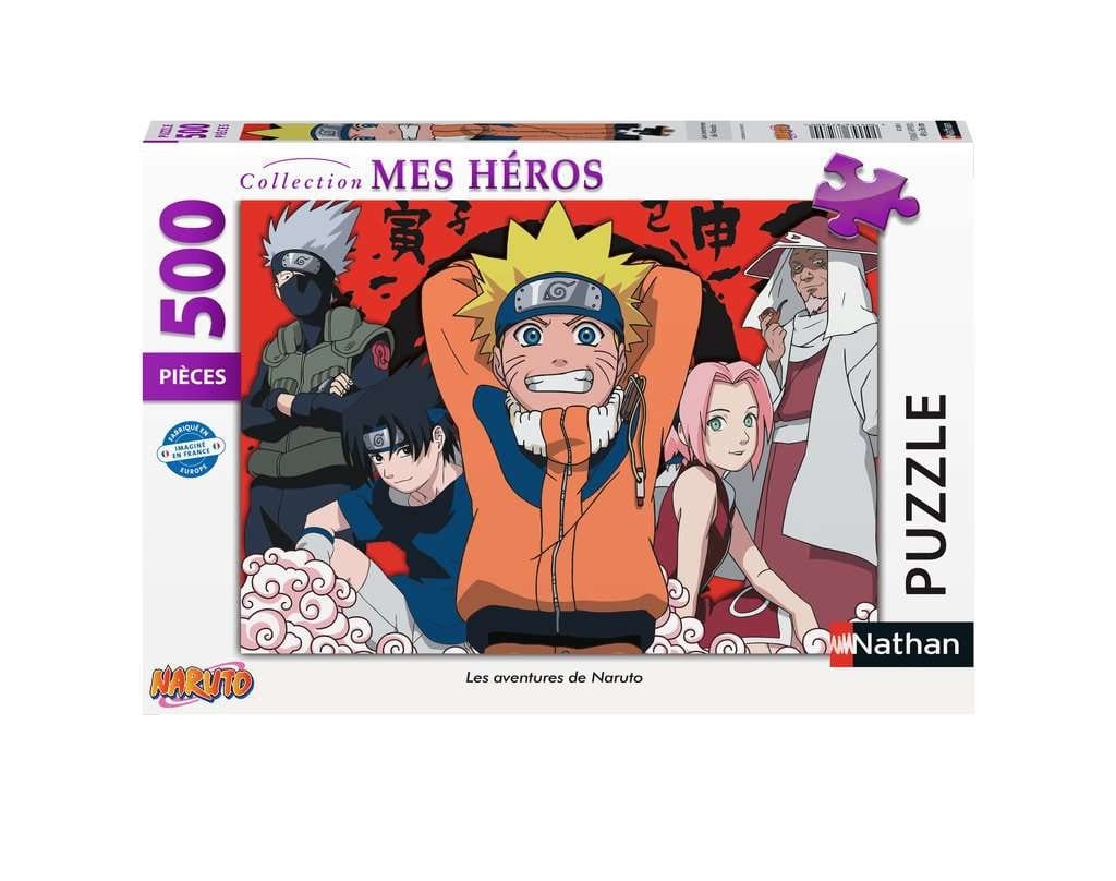 Puzzle les aventures de naruto 500 pcs