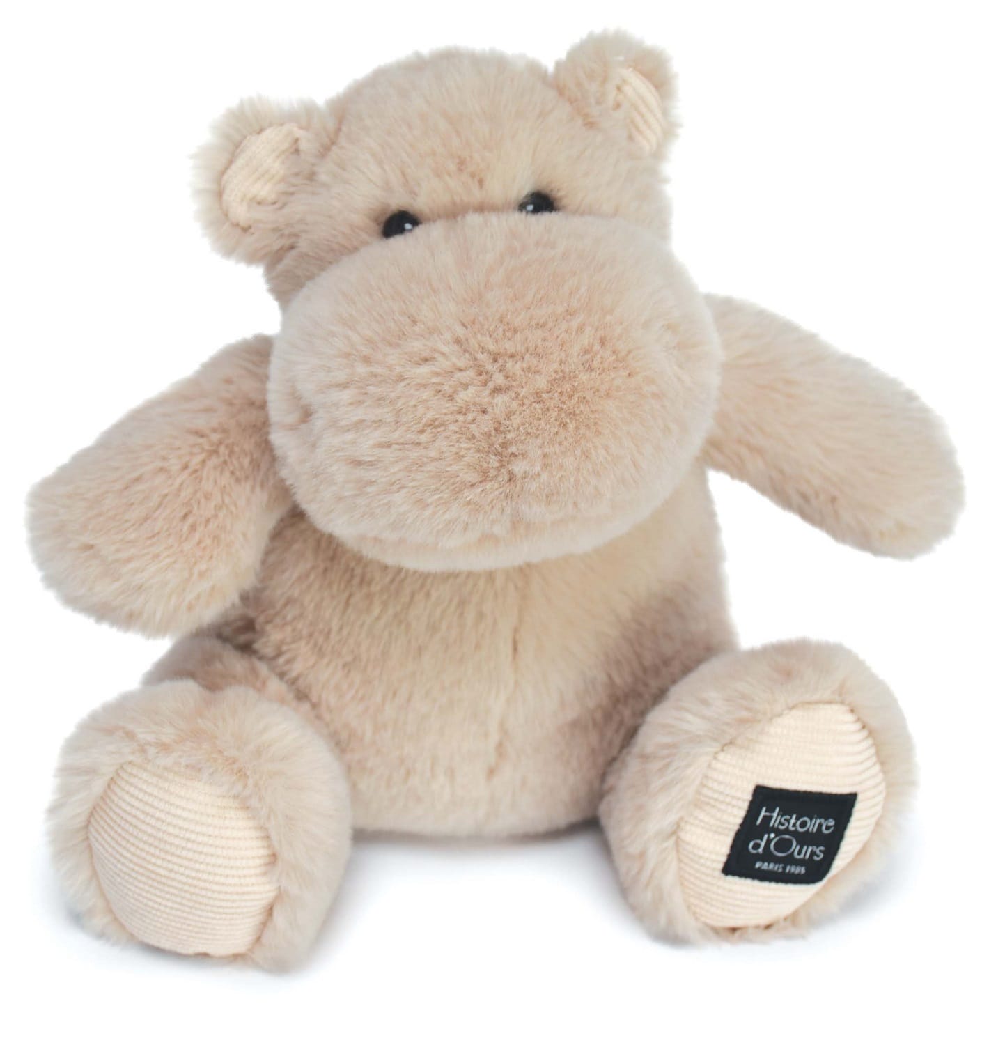 Peluche hippo hip chic beige 25 cm