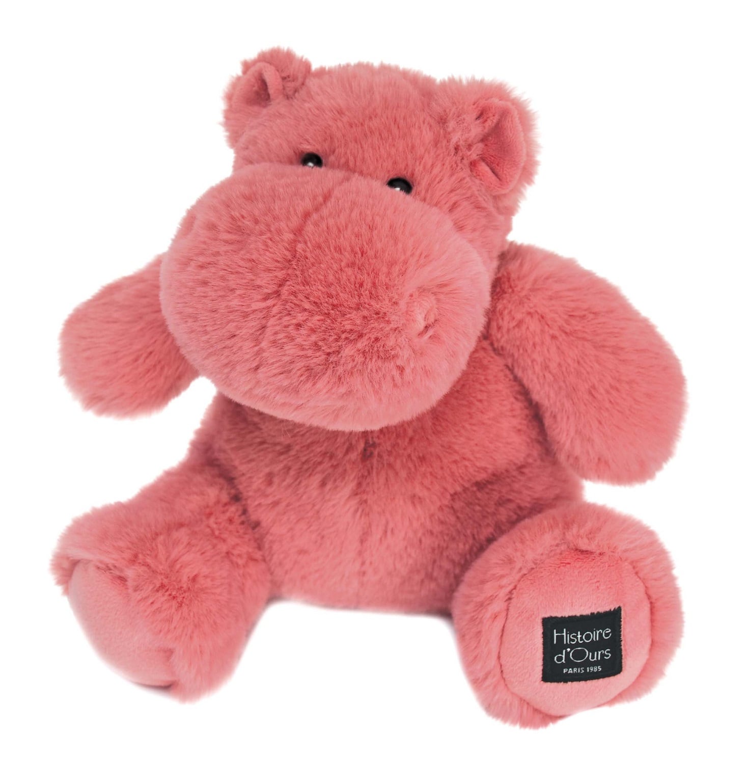 Peluche hippo hip chic terracotta 25 cm