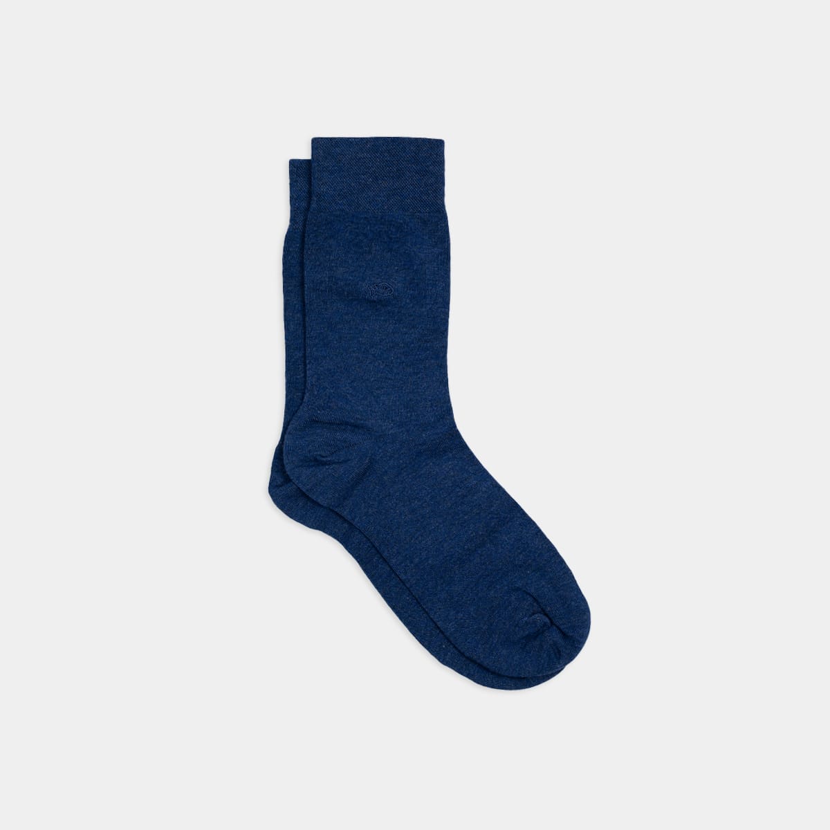 Chaussettes en bambou marine chiné