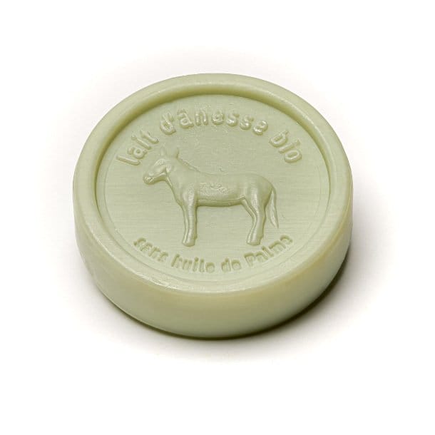 Savon rond aloe vera au lait d'ânesse