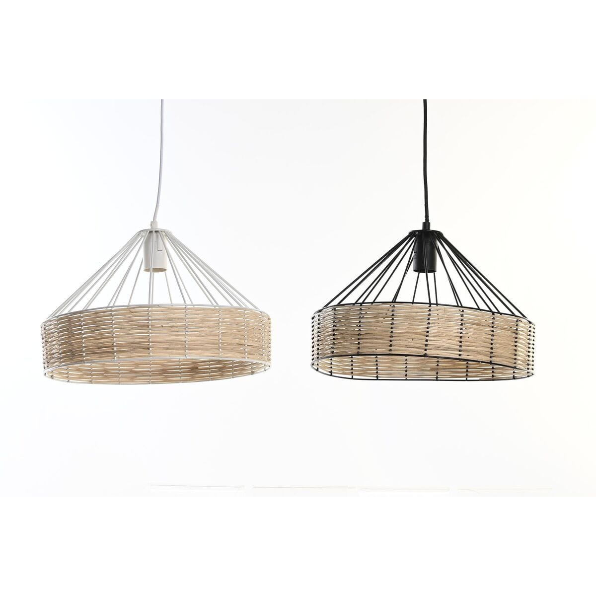 Suspension dkd home décor métal rotin