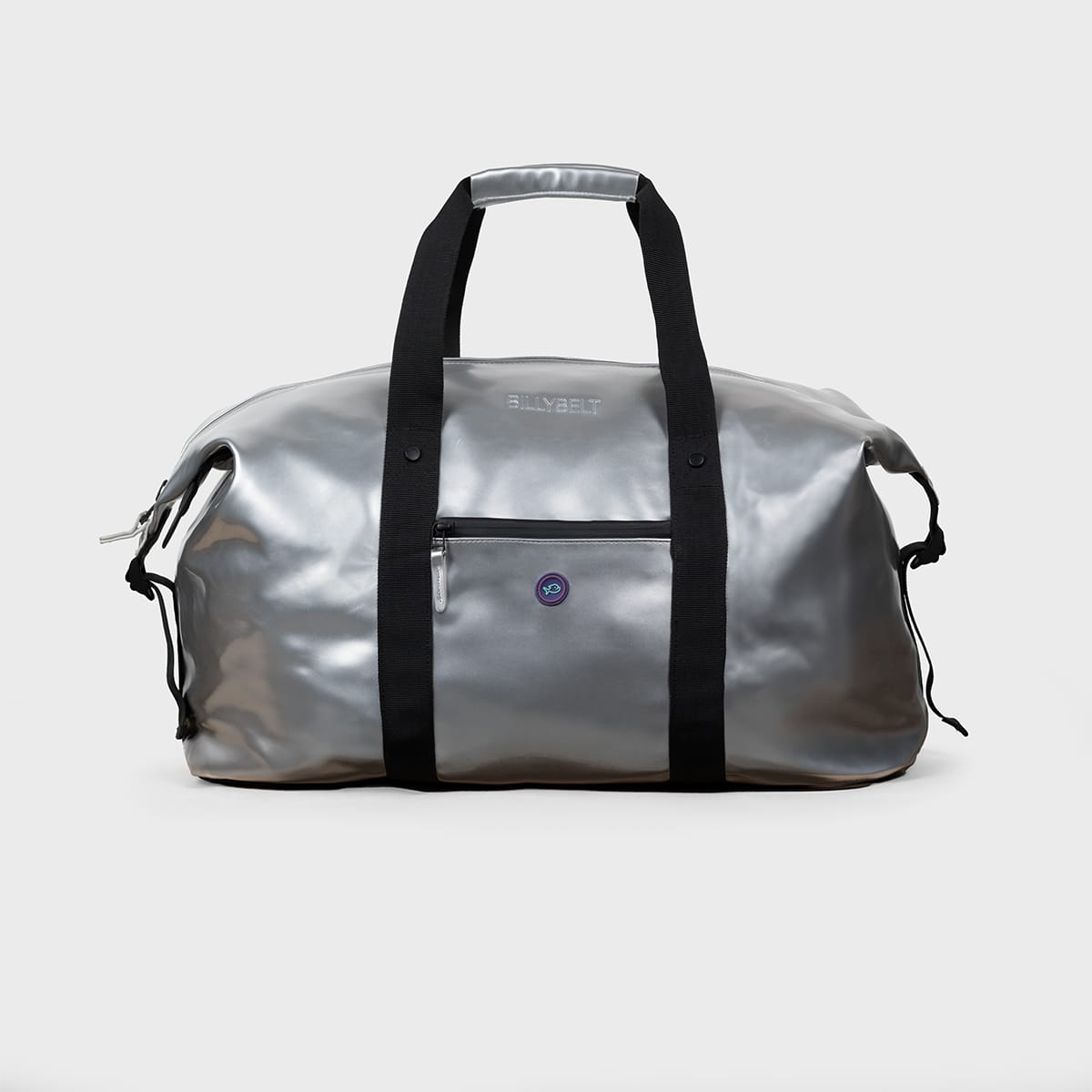 Sac de voyage duffle bag gris argenté