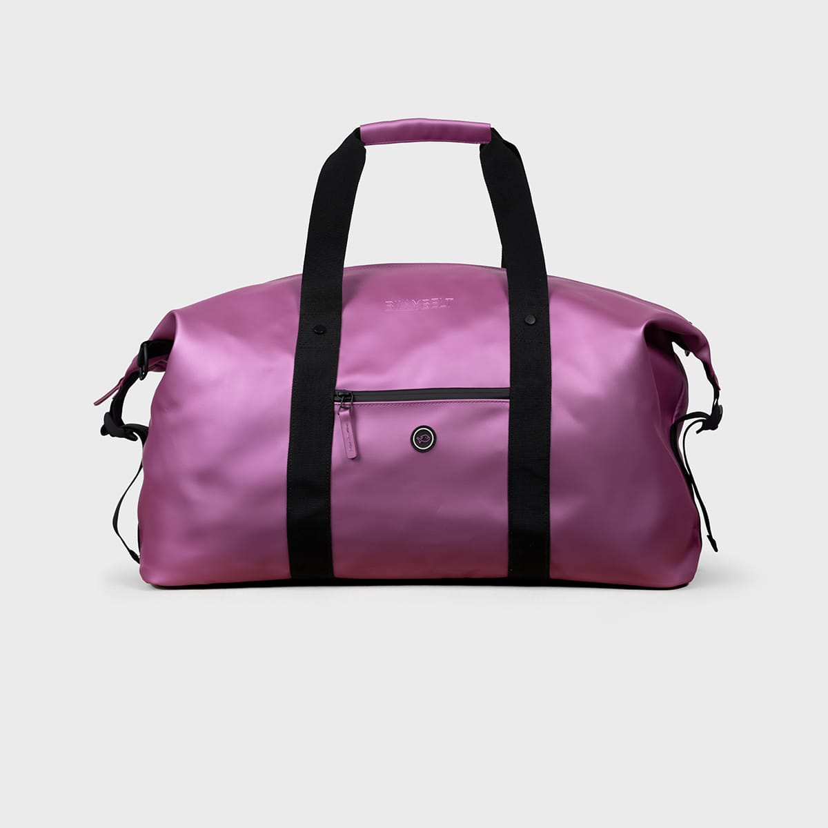 Sac de voyage duffle bag rose métallisé