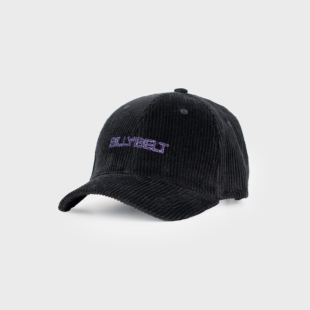 Casquette en velours noir