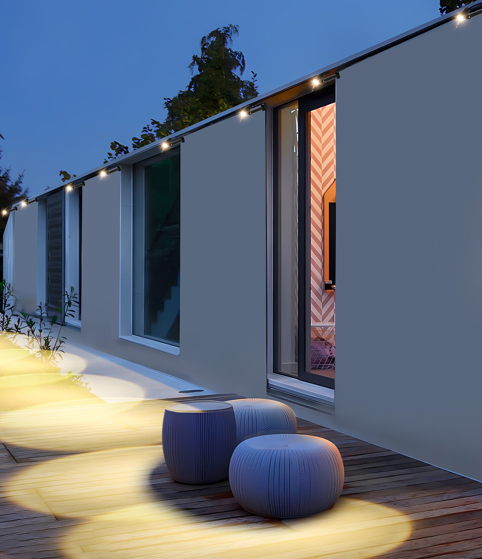 Lot de 8 spots solaires led roundy