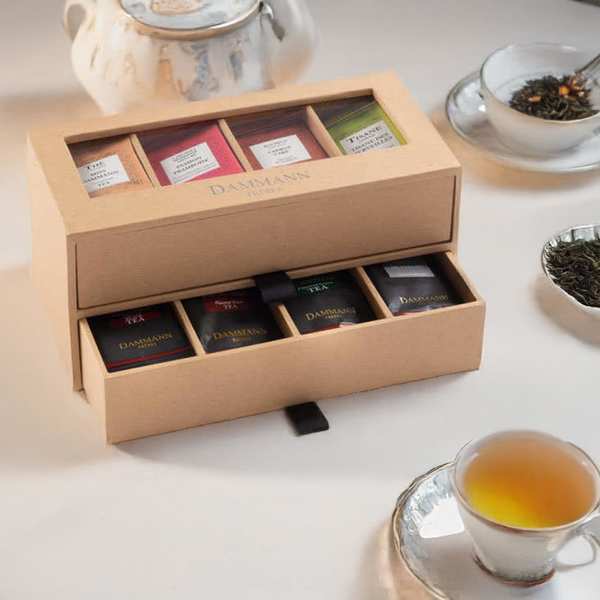 Coffret 56 sachets de thé dammann frères