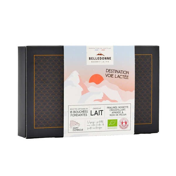 Coffret chocolat destination voie lactée