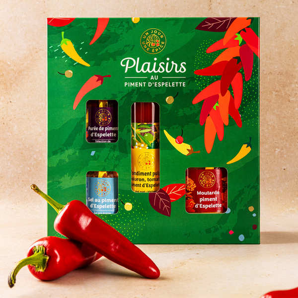 Coffret plaisirs au piment d'espelette