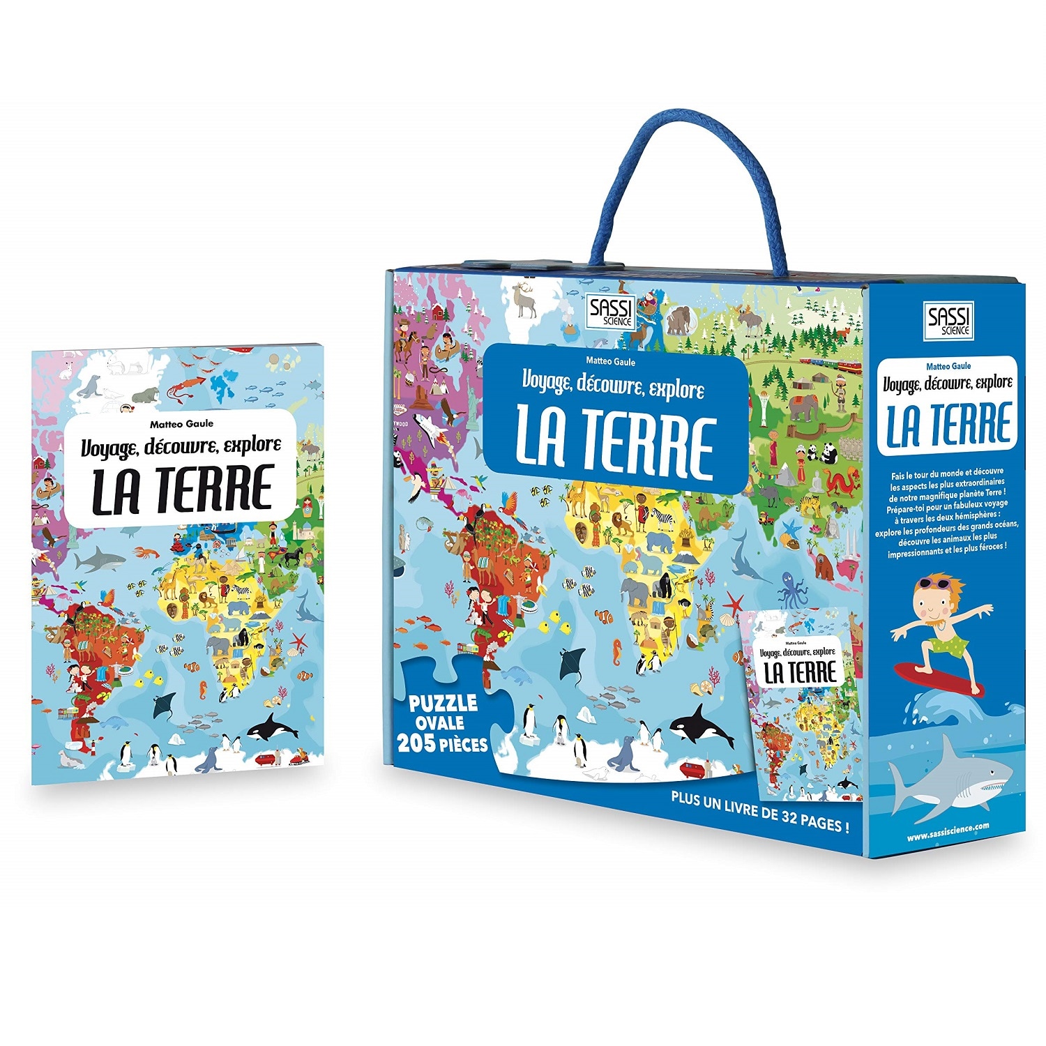 Voyage, découvre, explore - la terre